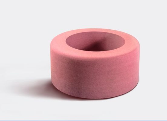 Axles Pink Aluminum Oxide Grinding Wheel Abrasive For Railway Locomotive