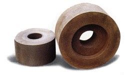 Rubber Centerless Grinding Wheel Bonded Abrasives Brown