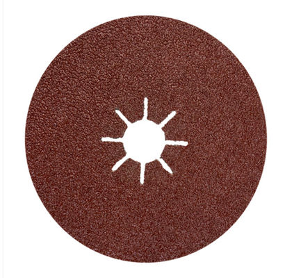 Brown Resin Fiber Sanding Discs Coated Abrasives Fiber Disc For Angle Grinder